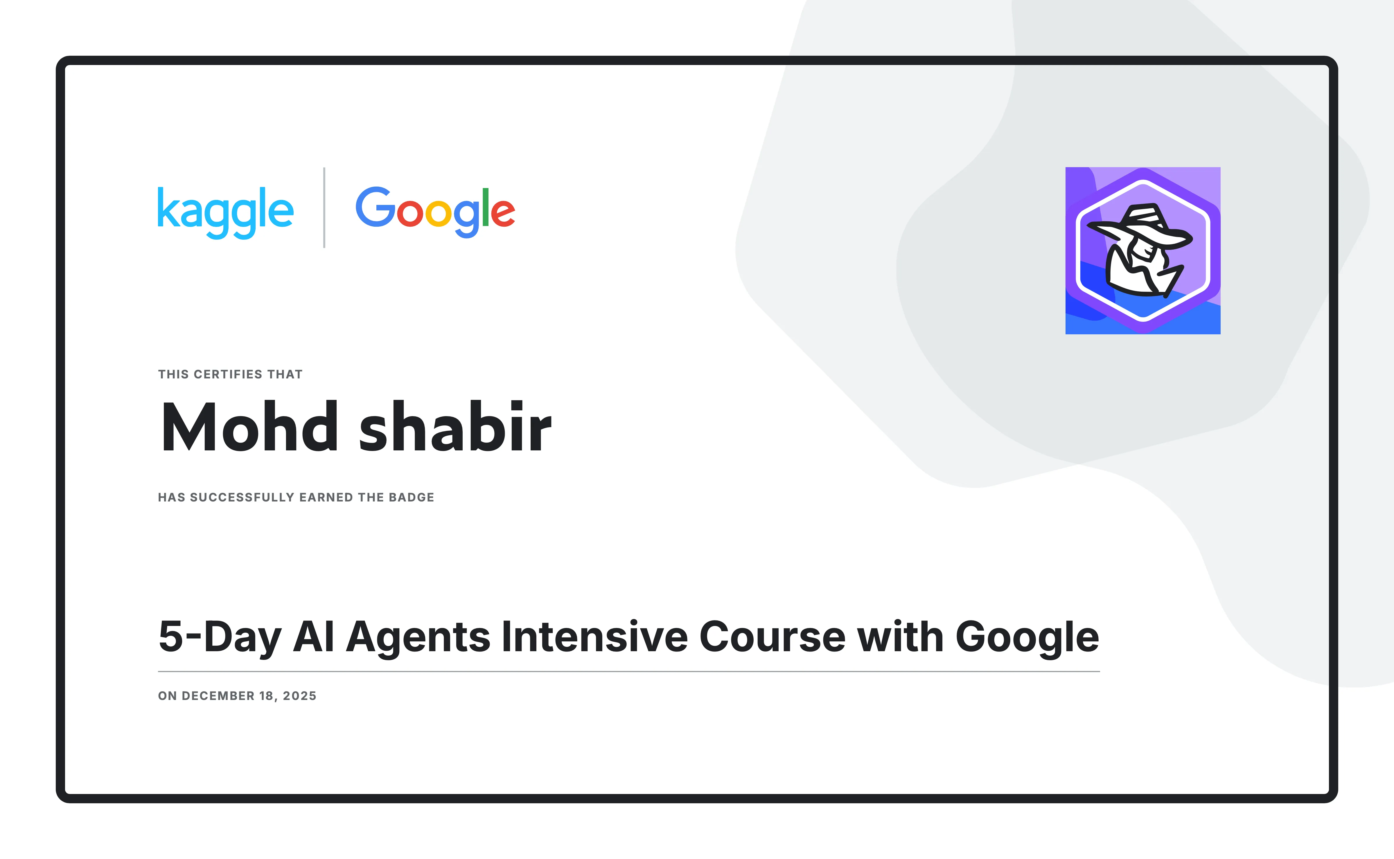 Google Certificate